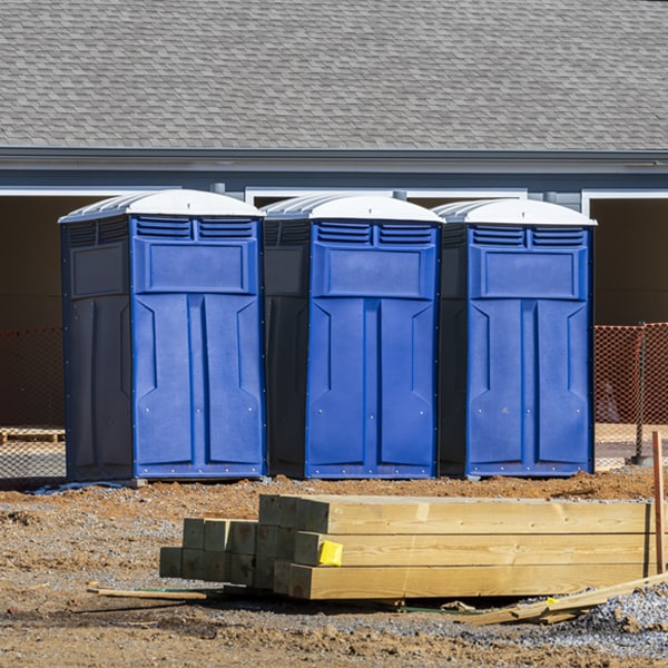 are there any restrictions on where i can place the porta potties during my rental period in Beallsville MD